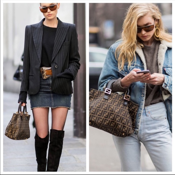 fendi zucca tote bag